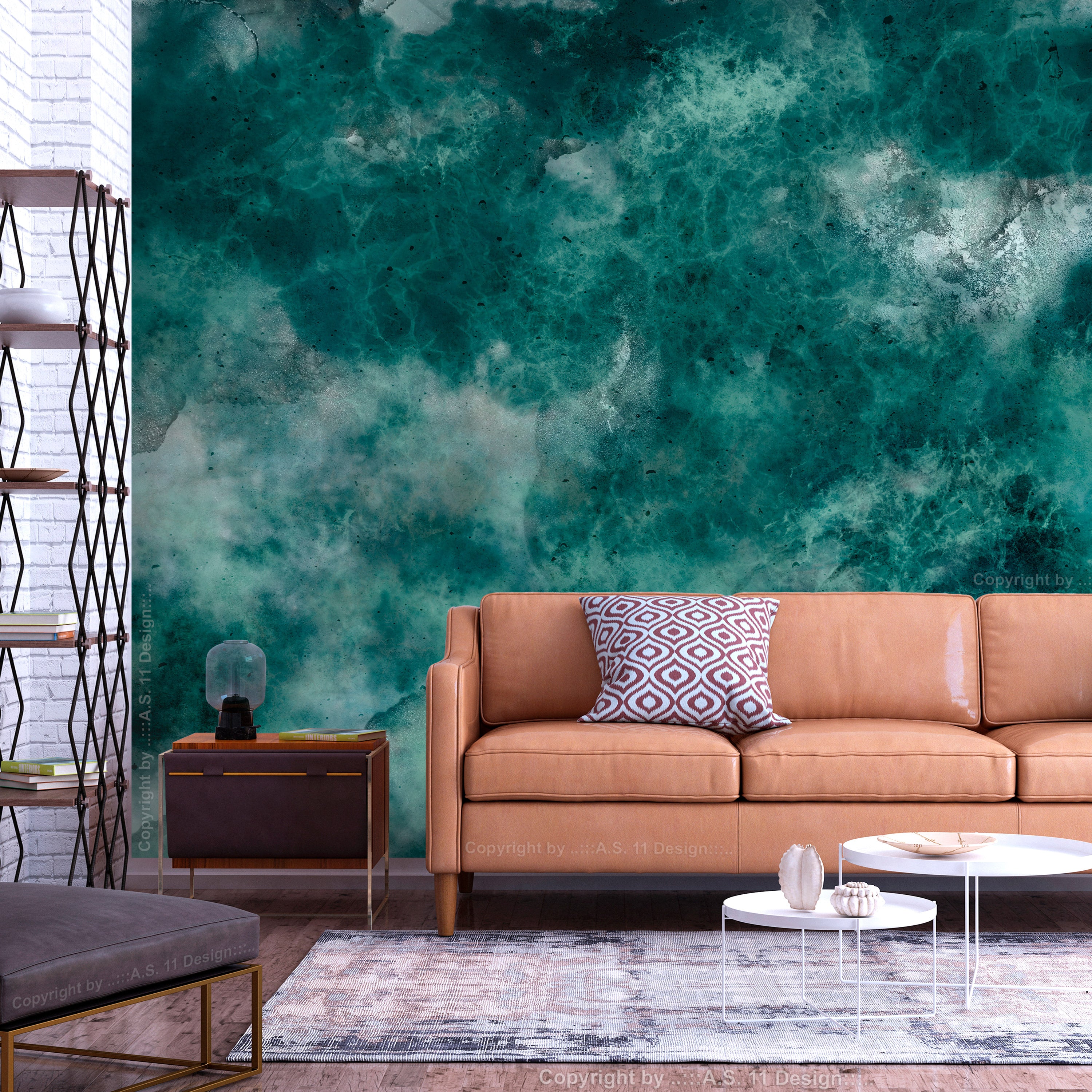 Modern Abstract Wall Mural with Texture