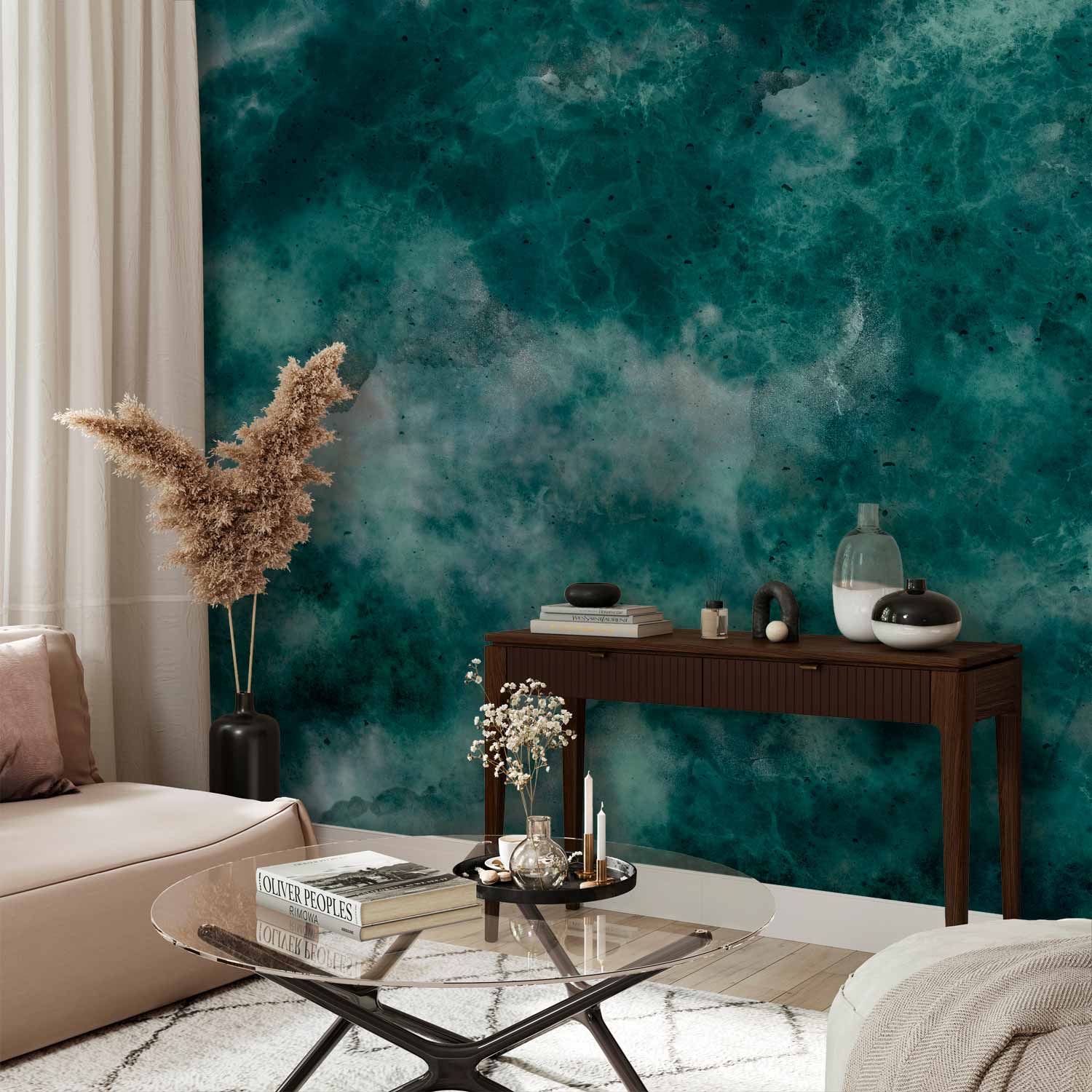 Modern Abstract Wall Mural with Texture