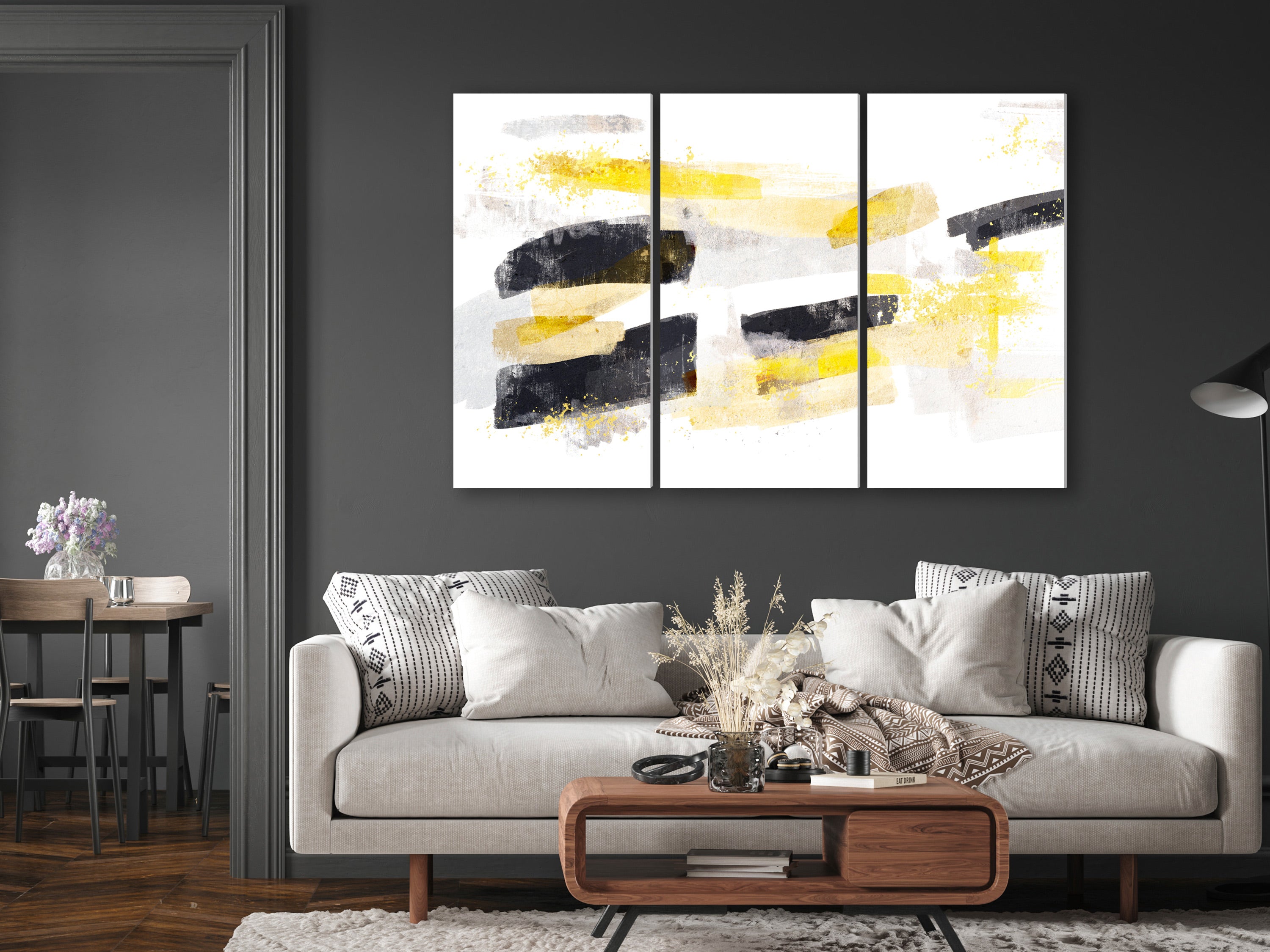 Modern Chic Canvas Print for Stylish Interiors