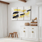 Abstract Stain Expression Modern Canvas Print (3 Parts)