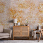 Abstract Wall Mural Featuring Sun Explosion Patterns