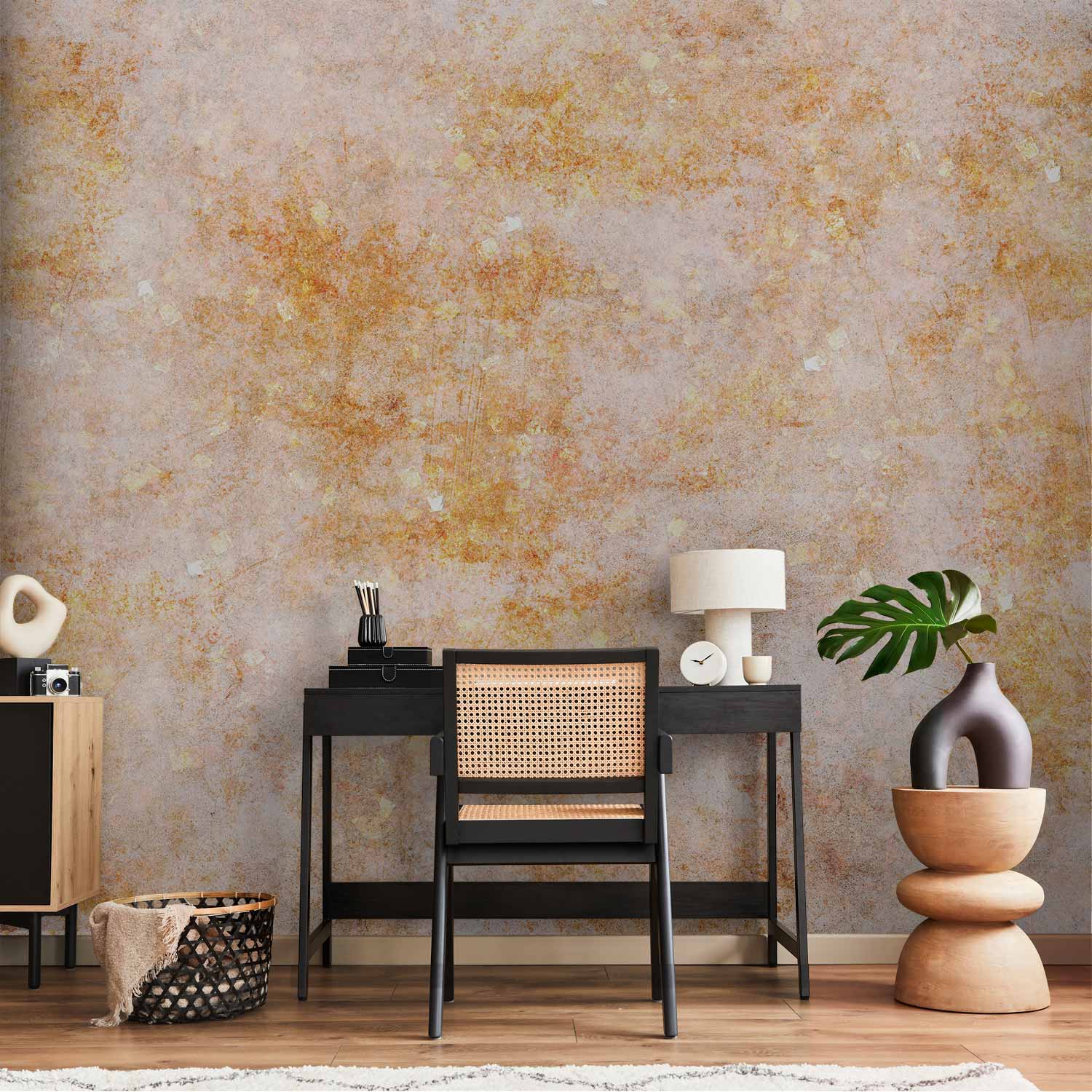 Abstract Sun Explosion Pattern Wall Mural