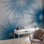 Blue Shadow Abstract Texture Wall Mural
