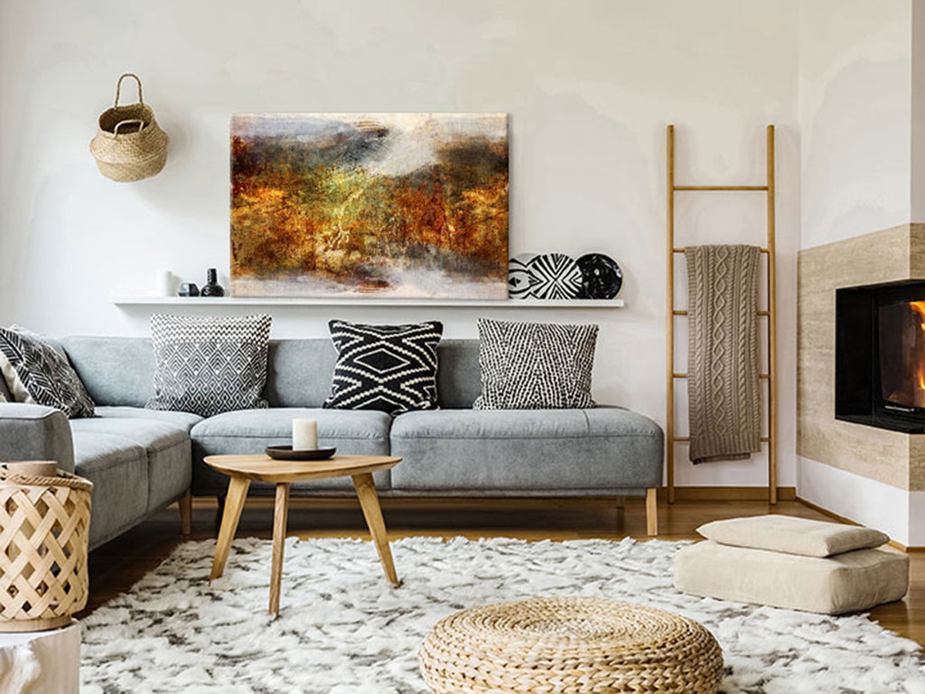 Canvas Print Explosion of Feelings Eye-catching Artwork