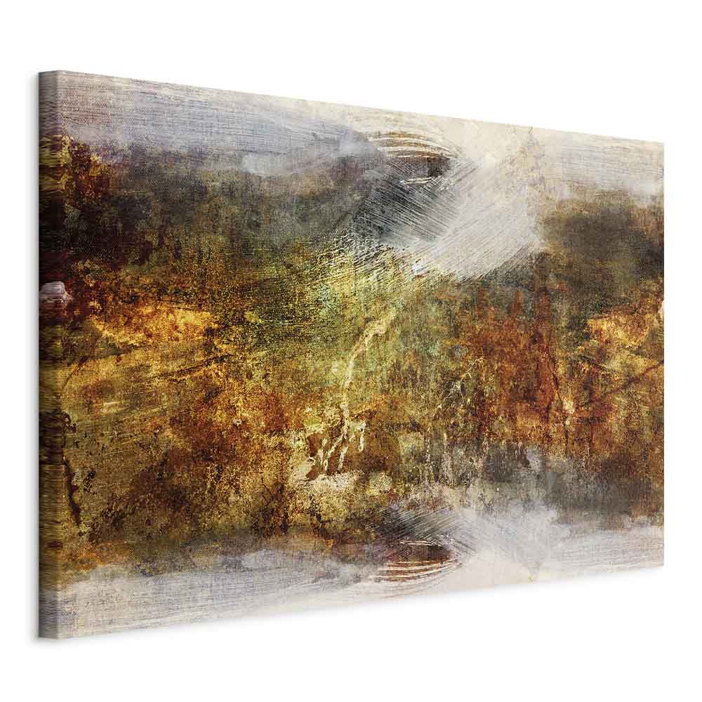 Abstract Texture Multicolor Wide Canvas Print