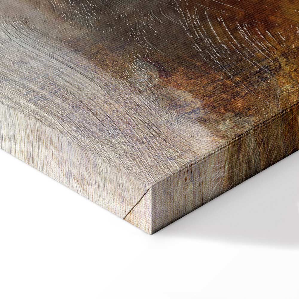 Abstract Texture Multicolor Wide Canvas Print