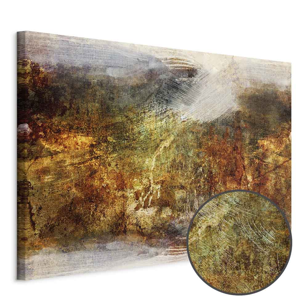 Abstract Texture Multicolor Wide Canvas Print