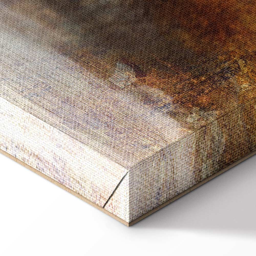 Abstract Texture Multicolor Wide Canvas Print