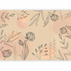 Warm Shades of Nature Wall Mural for Modern Interiors