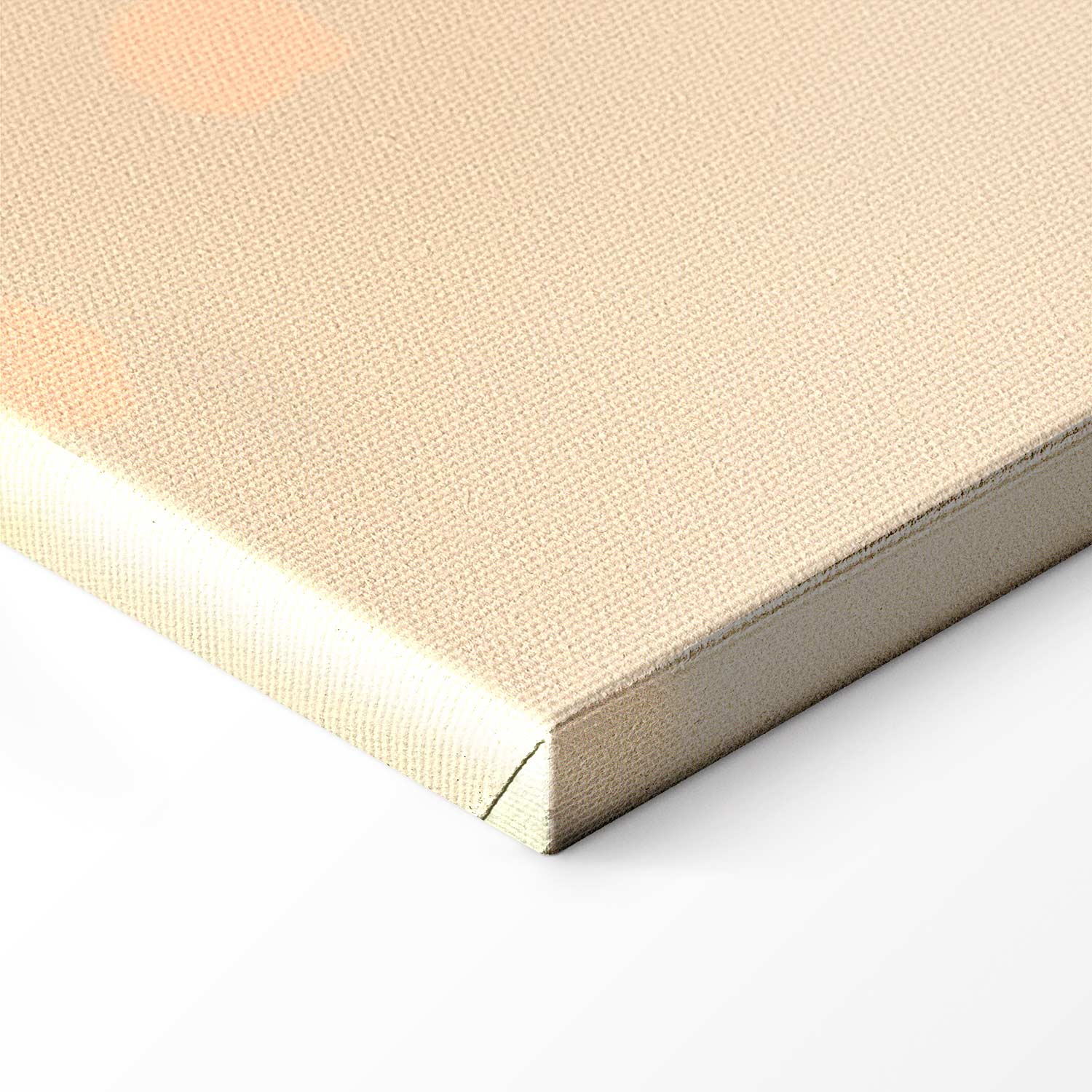 Warm Nature Leaves Line Art Canvas Print