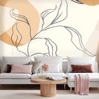Stylish Abstract Landscape Wall Mural Decor
