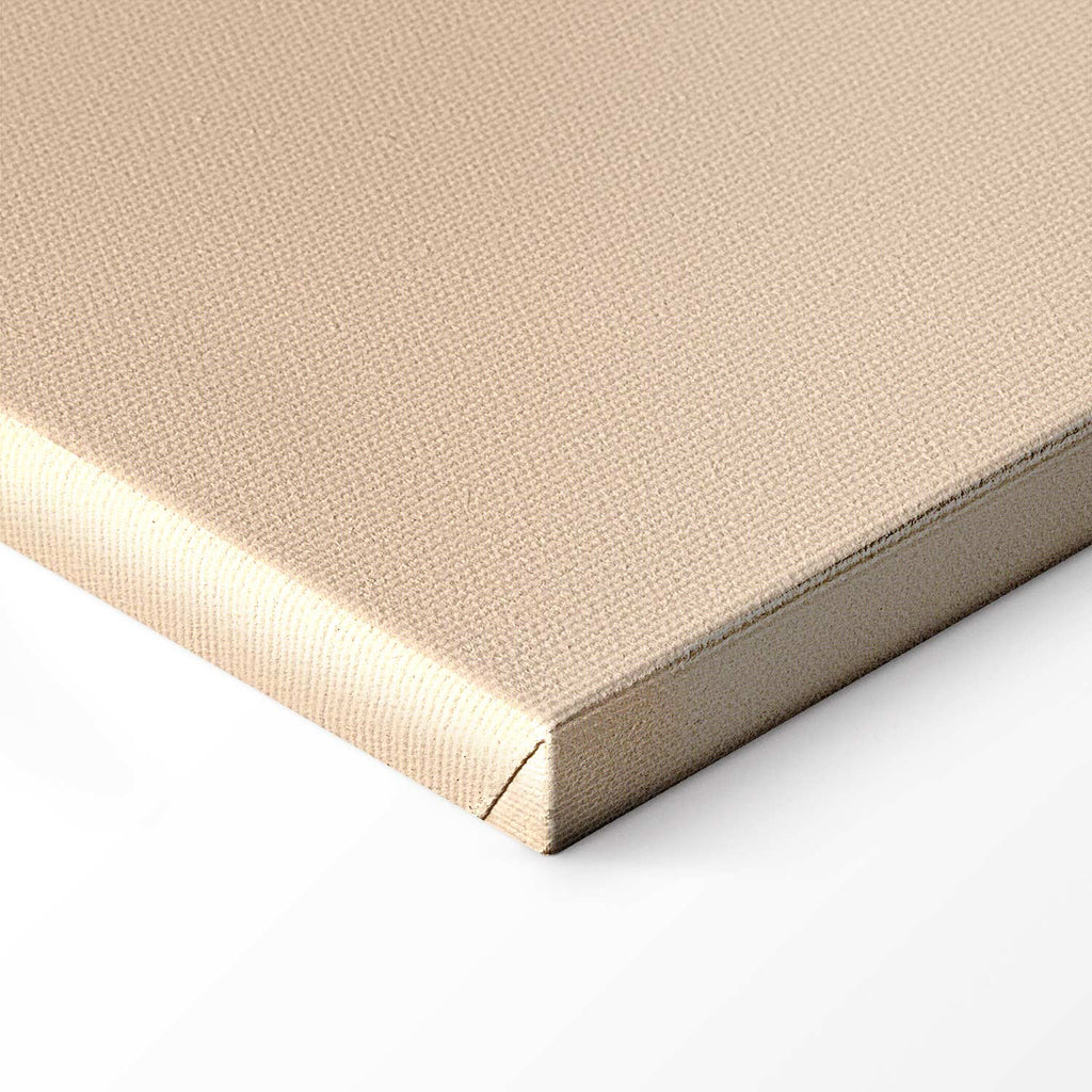 Leaf Line Art Landscape Canvas Print