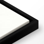 Leaf Line Art Landscape Canvas Print