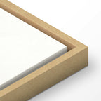 Leaf Line Art Landscape Canvas Print