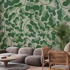 Green Labyrinth Wall Mural for Stylish Interiors