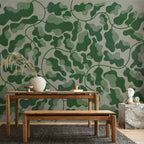 Green Labyrinth Wall Mural for Stylish Interiors