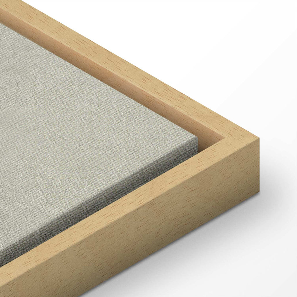 Green Labyrinth Leaf Line Art Canvas Print