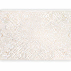 Stunning Geometric Wall Mural with Shades of Gold