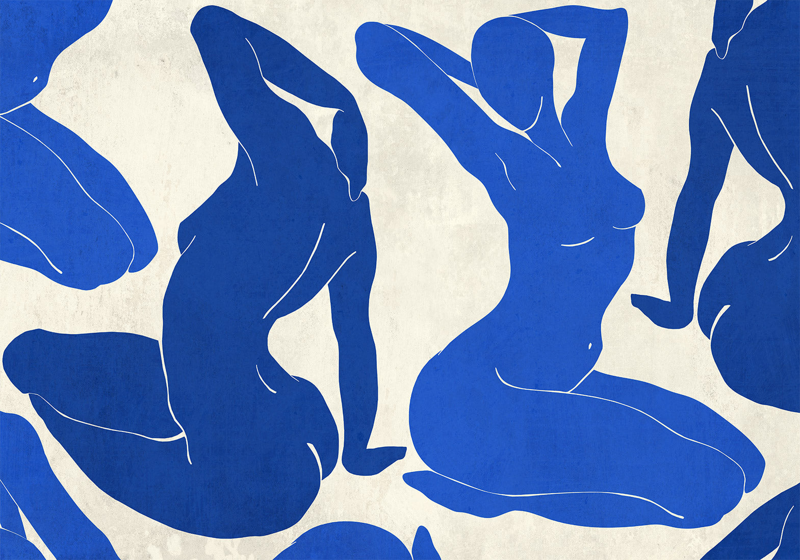 Cobalt Softness Wall Mural Transforming Your Space