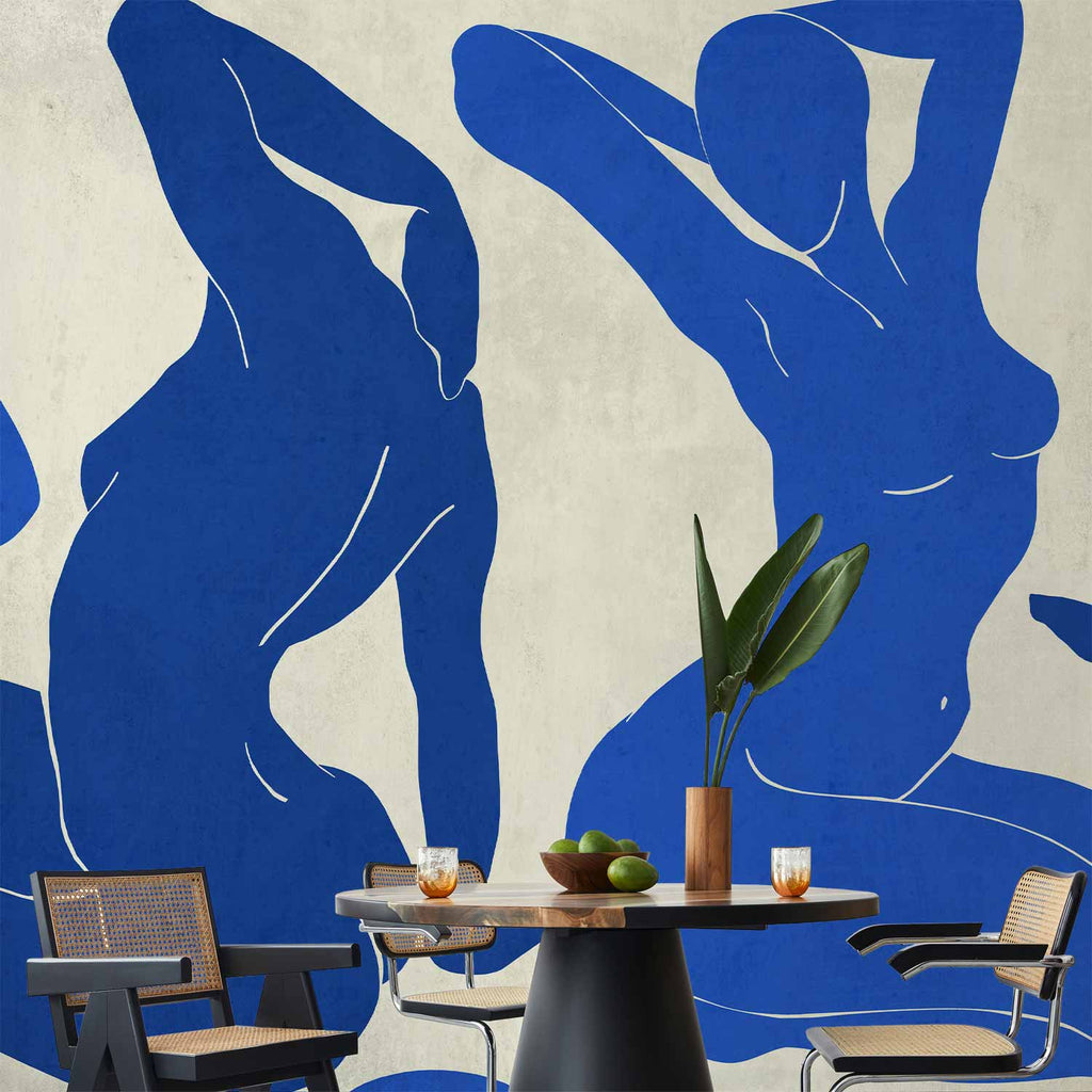 Cobalt Softness Wall Mural Transforming Your Space
