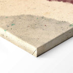 Abstract Leaves and Spots Modern Canvas Print