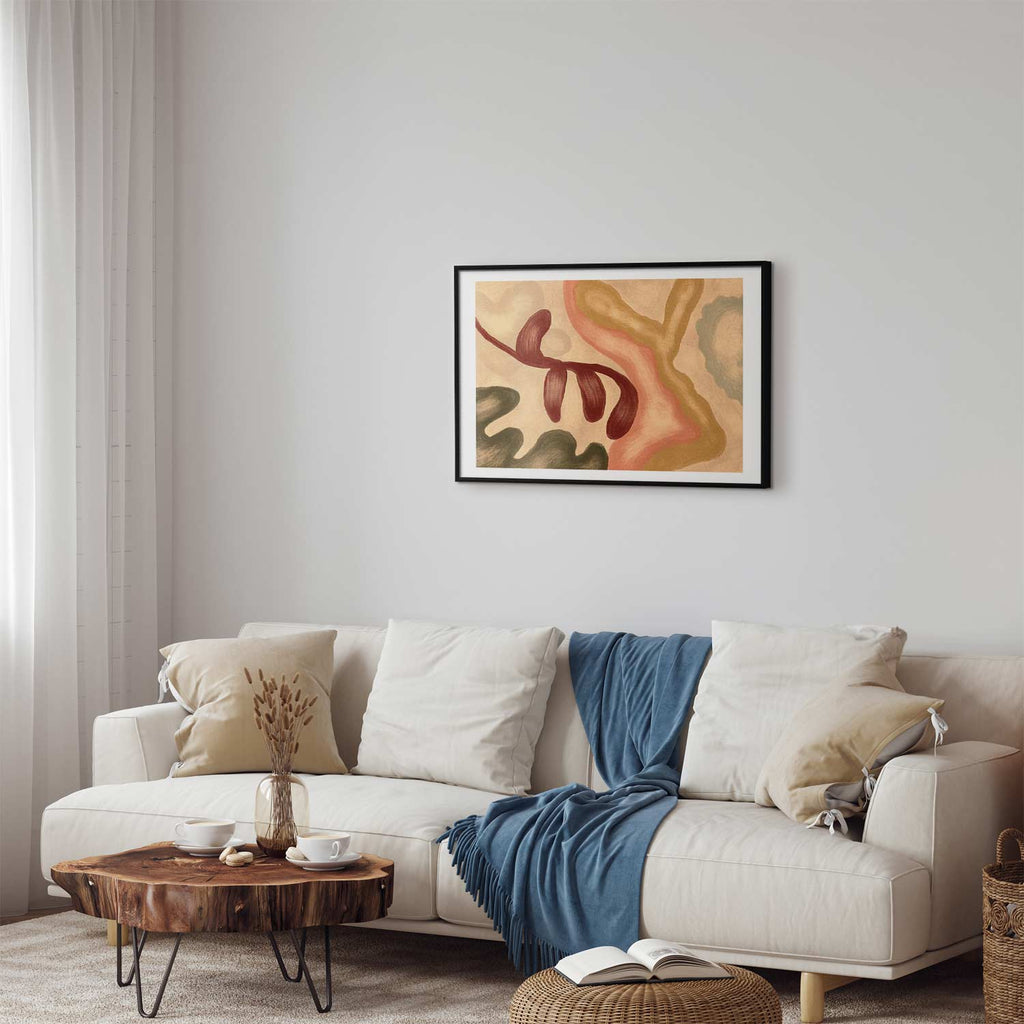 Abstract Colorful Shapes Poster