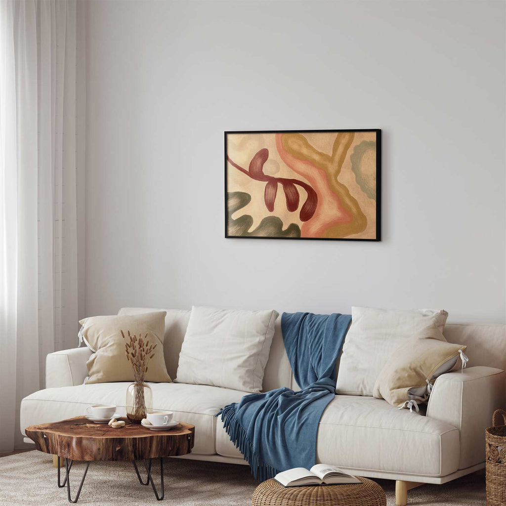 Abstract Colorful Shapes Poster