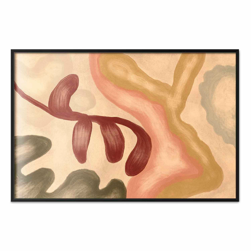 Abstract Colorful Shapes Poster