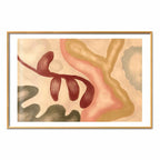 Abstract Colorful Shapes Poster