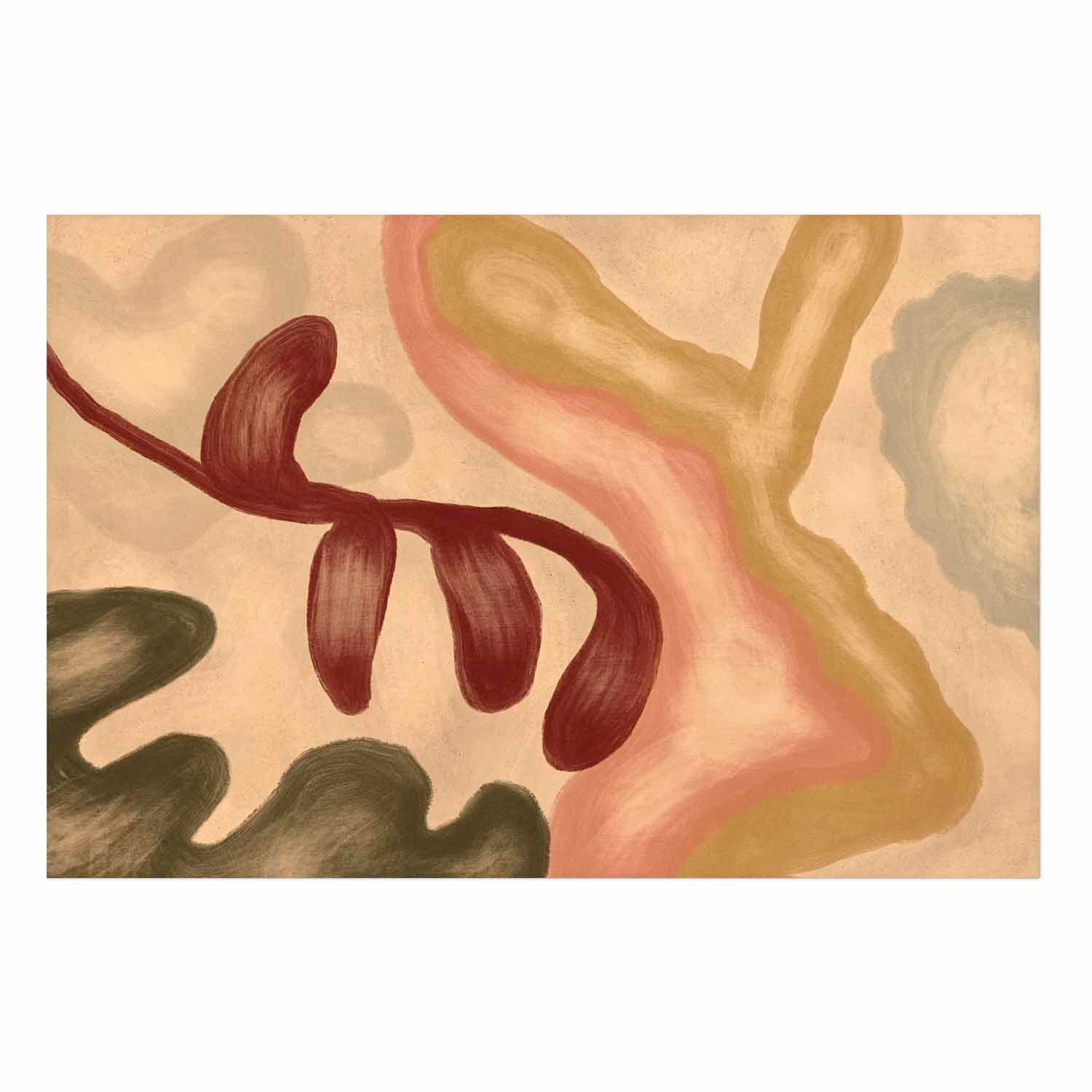 Abstract Colorful Shapes Poster