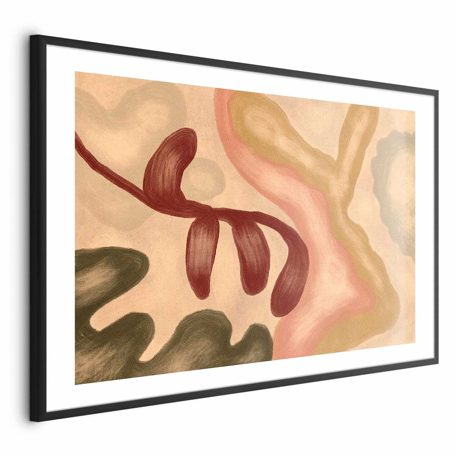Abstract Colorful Shapes Poster
