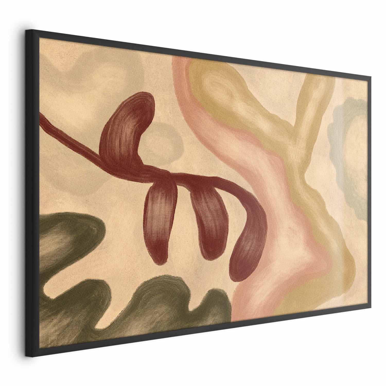 Abstract Colorful Shapes Poster