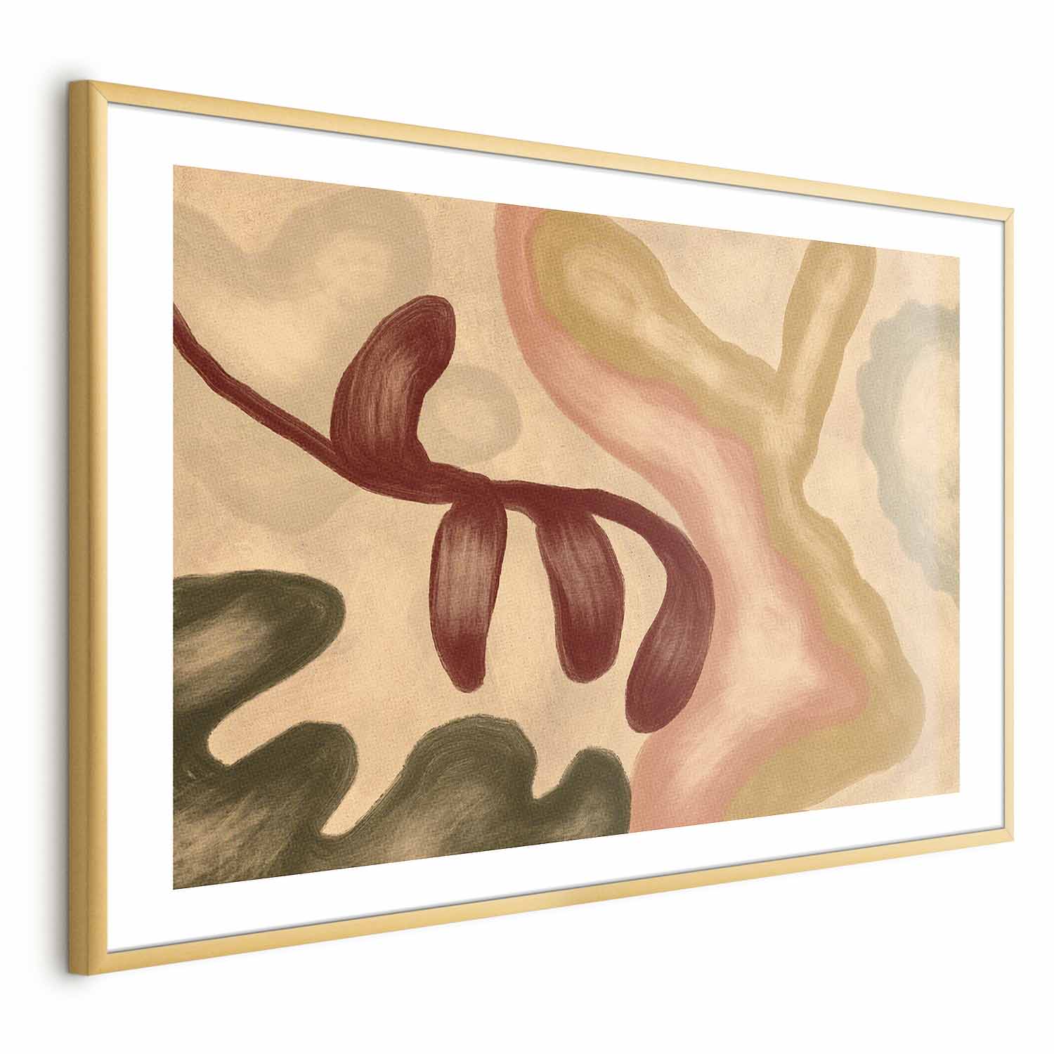 Abstract Colorful Shapes Poster