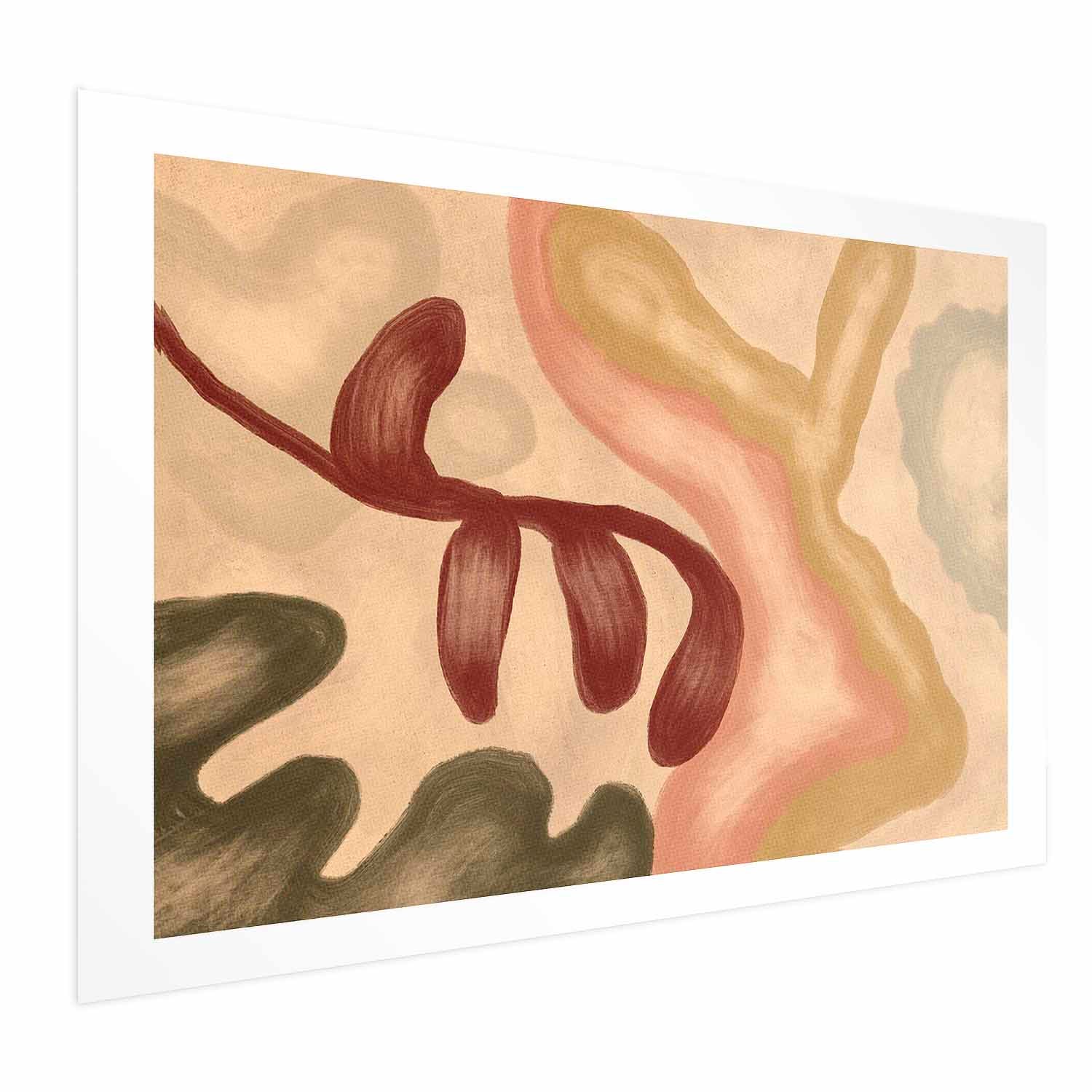 Abstract Colorful Shapes Poster