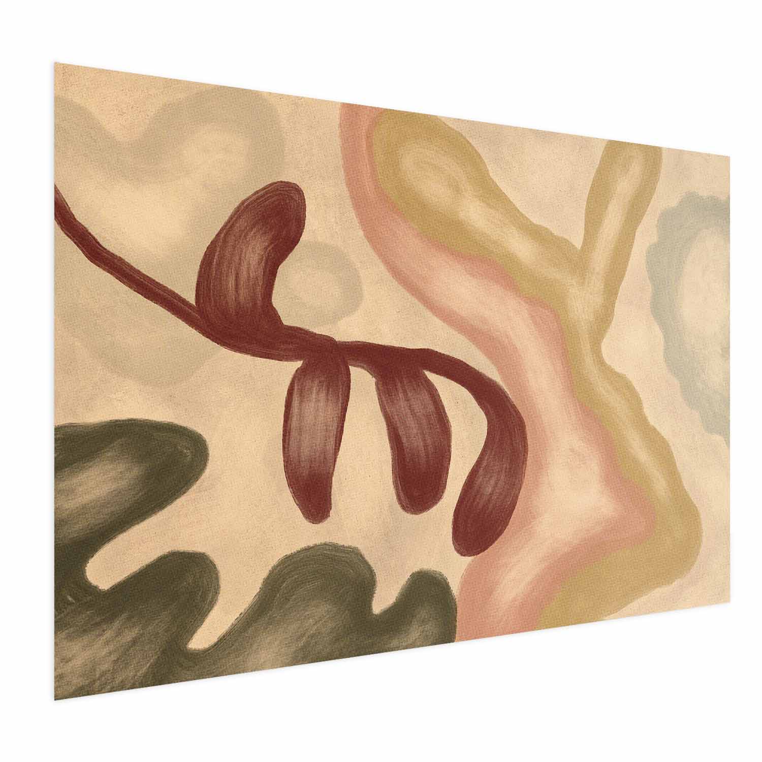 Abstract Colorful Shapes Poster