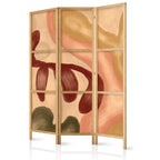 Japanese Room Divider with Unique Abstract Design