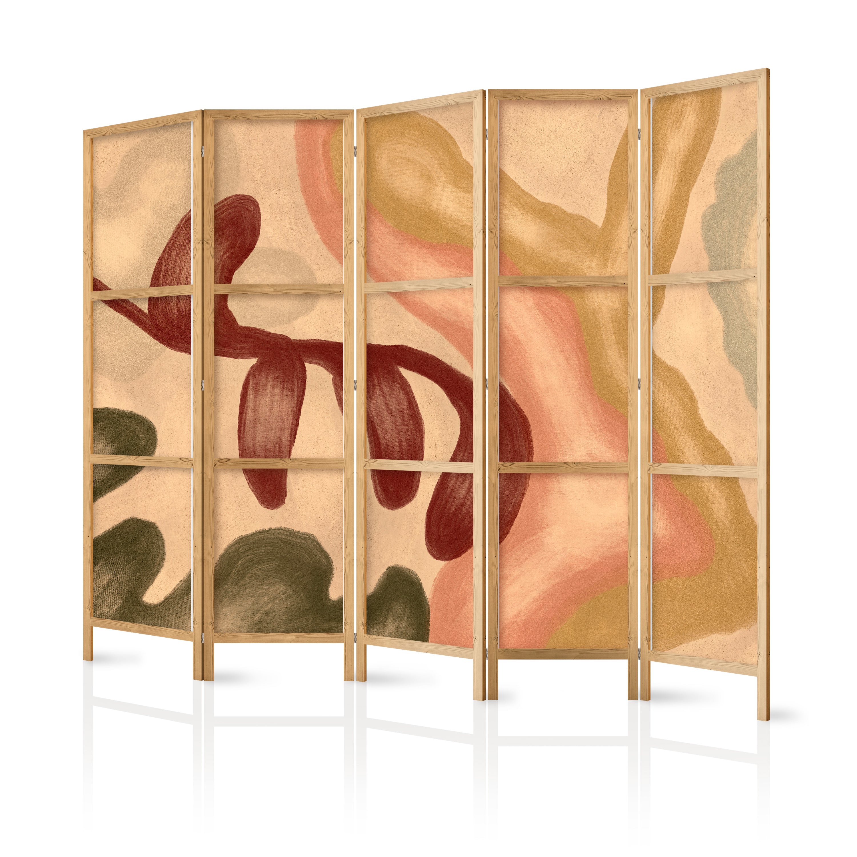 Exotic Japanese Room Divider with Unique Design