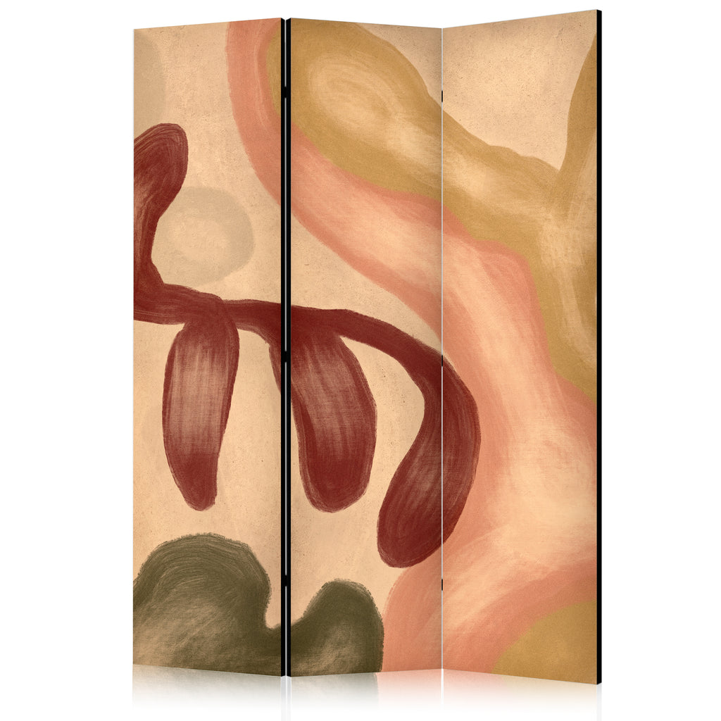 Stylish Room Divider with Warm Colors