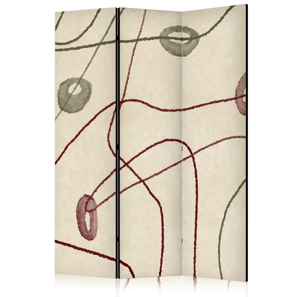 Stylish Room Divider with Minimalist Abstract Design