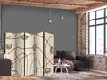Abstract Labyrinth Beaded Pattern Room Divider