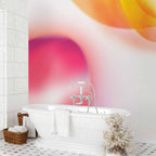 Pink Planet Abstract Space Wall Mural