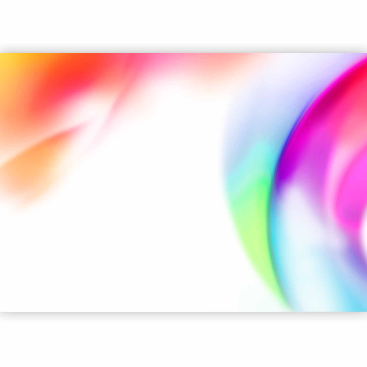 Multicolor Wall Mural with Abstract Shapes