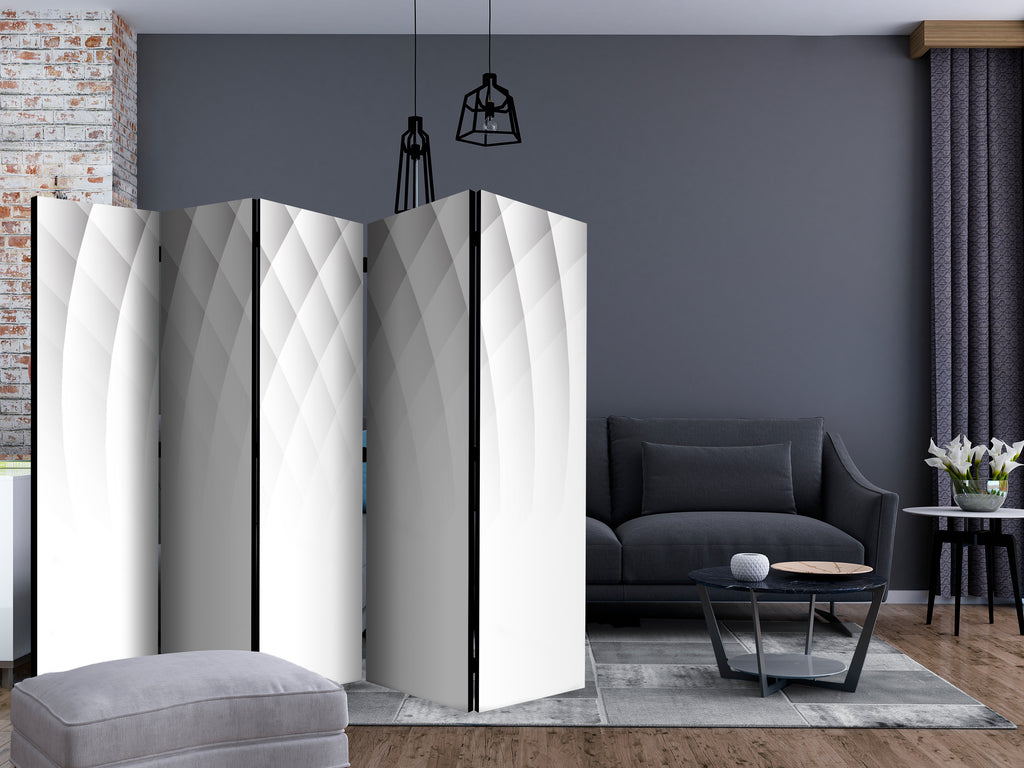 Abstract Light Structure 5-Panel Room Divider