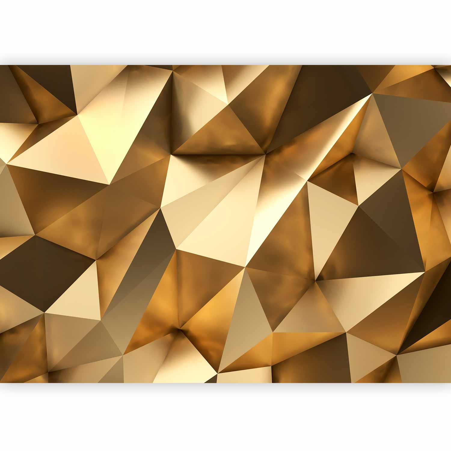 Golden Dome Abstract Geometric Wall Mural
