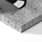 Concrete Sphere Texture Modern Canvas Print