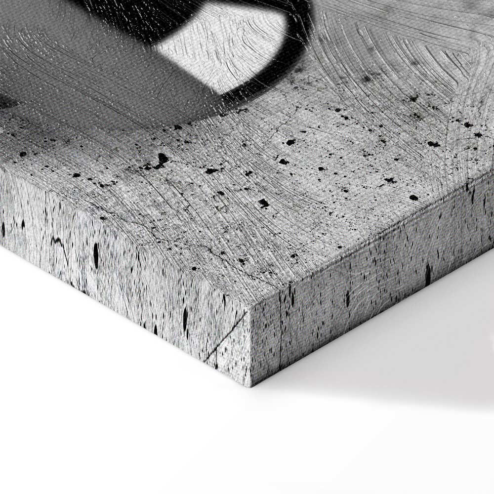 Concrete Sphere Texture Modern Canvas Print