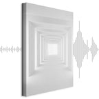Shadow Tunnel Geometric 3D Canvas Print