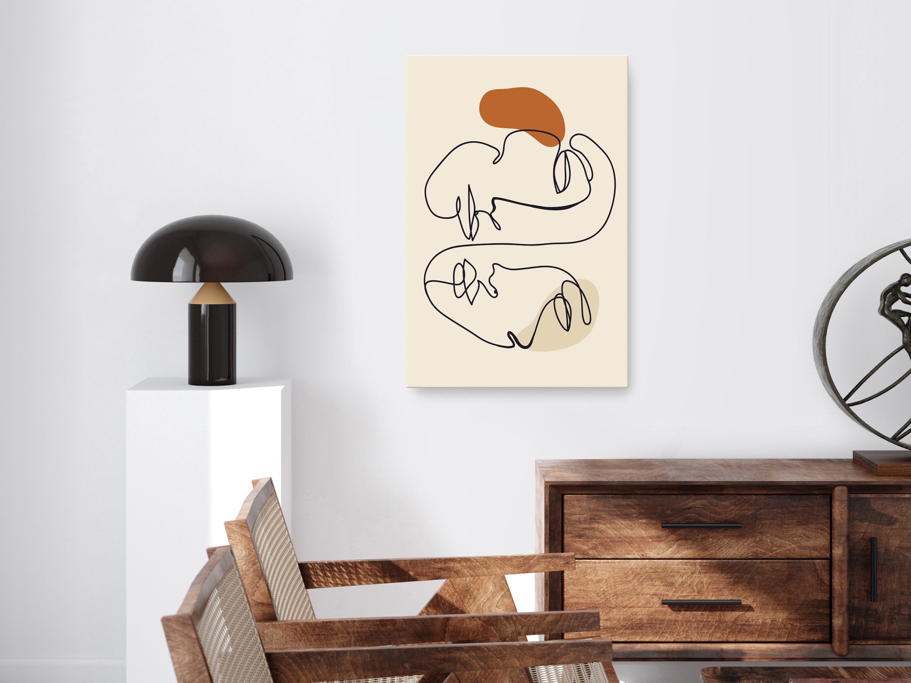 Stylish Abstract Canvas Print for Modern Homes