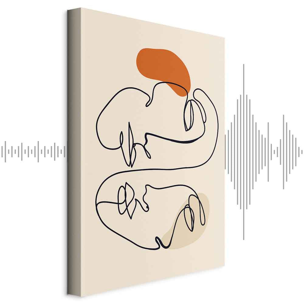 Solar Connection Abstract Vertical Canvas Print