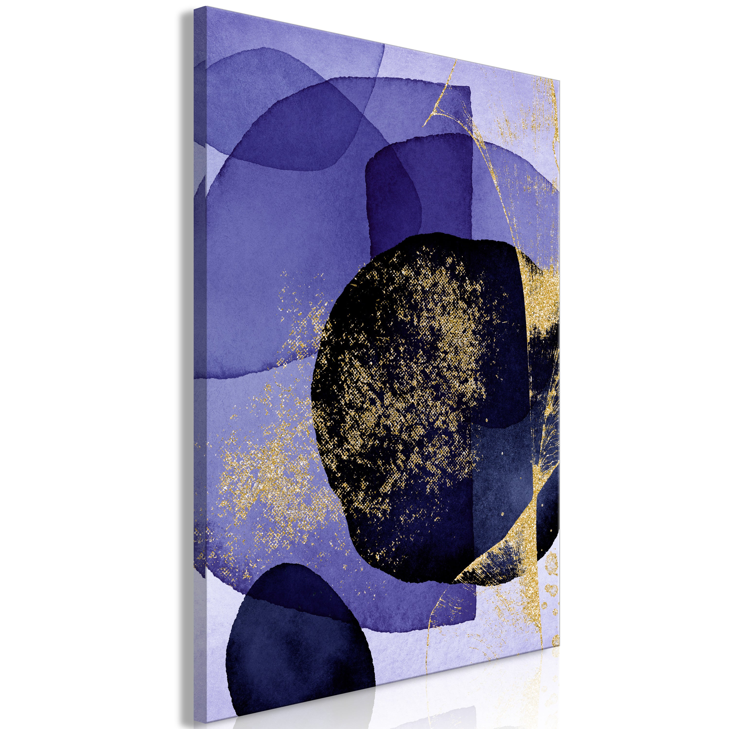 Elegant Vertical Canvas Print with Abstract Design